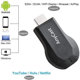 Wireless WiFi Display Receiver M9 Plus , 1080P Upgraded New Edition M9 Plus Support chromecast Screen Mirror Dongle Digital AV to HDMI Compatible with 