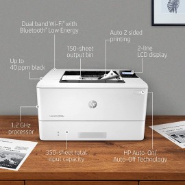 HP LaserJet Pro M404dw Wireless Monochrome Printer 