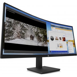 HP 34-inch Curved Monitor VA W-QHD 5ms 100Hz Display (M34d, Black)