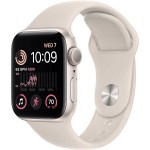 Apple Watch SE (2nd Gen) [GPS 40mm] Smart Watch w/Starlight Aluminum Case & Starlight Sport Band - S/M. Fitness & Sleep Tracker, Crash Detection, Heart Rate Monitor, Retina Display, Water Resistant 