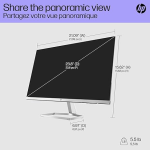 HP Series 5 FHD Monitor 524sf - (94C17AA#ABA / Replaces 24FW/M24f) - Image 4
