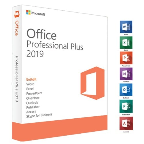 Microsoft Office 2019 Professional Plus – 5 Pc/users – lifetime activation key