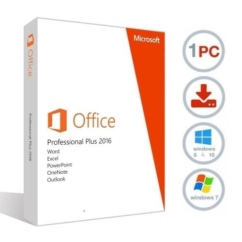Microsoft Office 2016 Pro Plus Activation Key For 5 Users- Lifetime License