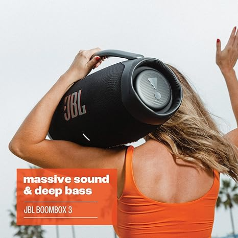 JBL Boombox 3 Portable Bluetooth Speaker | COLOR AVAILABLE” BLACK & SQUAD