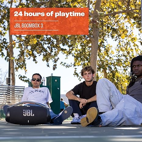 JBL Boombox 3 Portable Bluetooth Speaker | COLOR AVAILABLE” BLACK & SQUAD